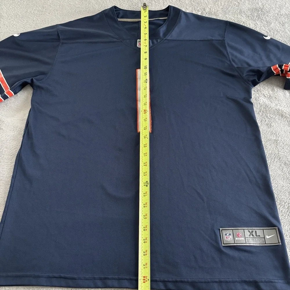 Nike‎ NFL Chicago Bears Jersey Men's XL Football Navy Orange Adult